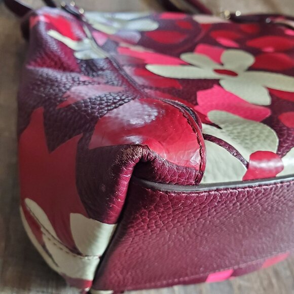 Kate Spade Jackson Forest Floral Pink White Burgundy wkru7017 - Picture 11 of 11